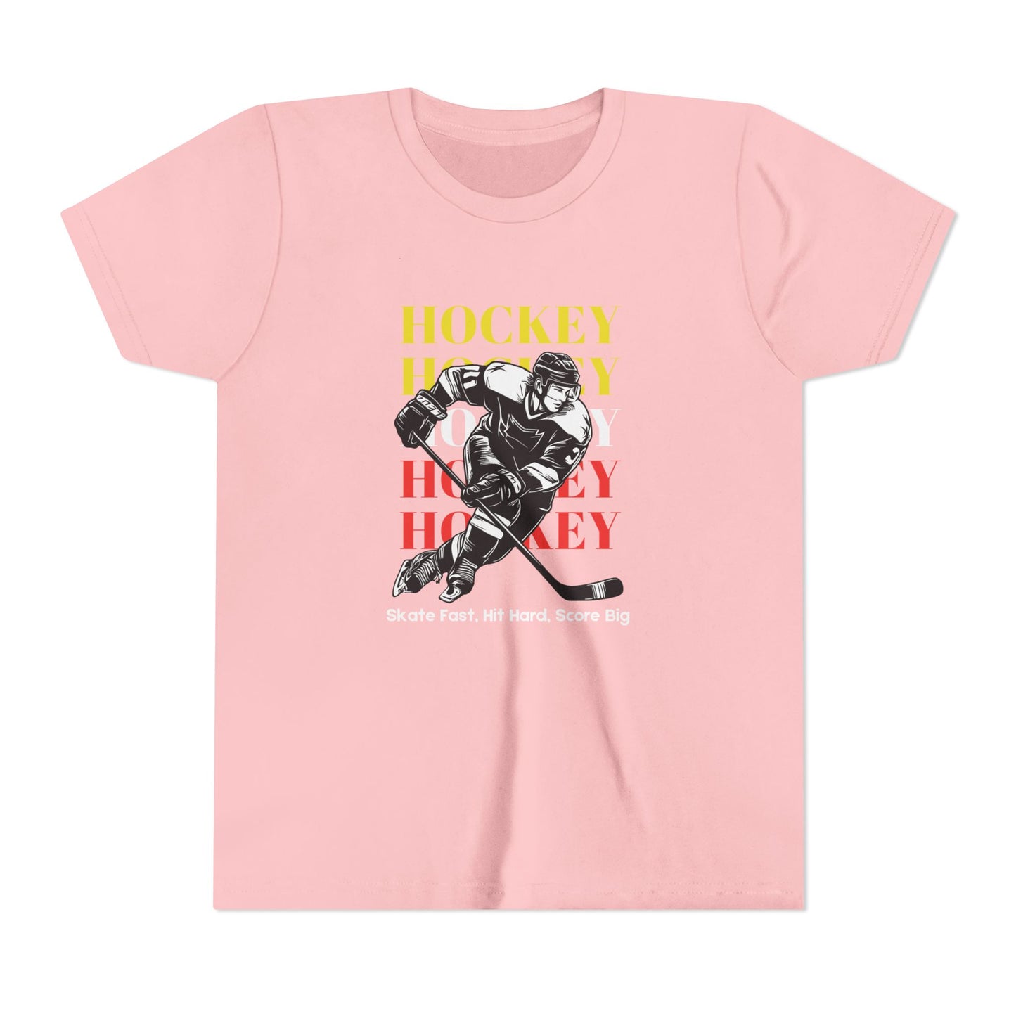 Skate Fast, Hit Hard, Score Big (Youth's size)