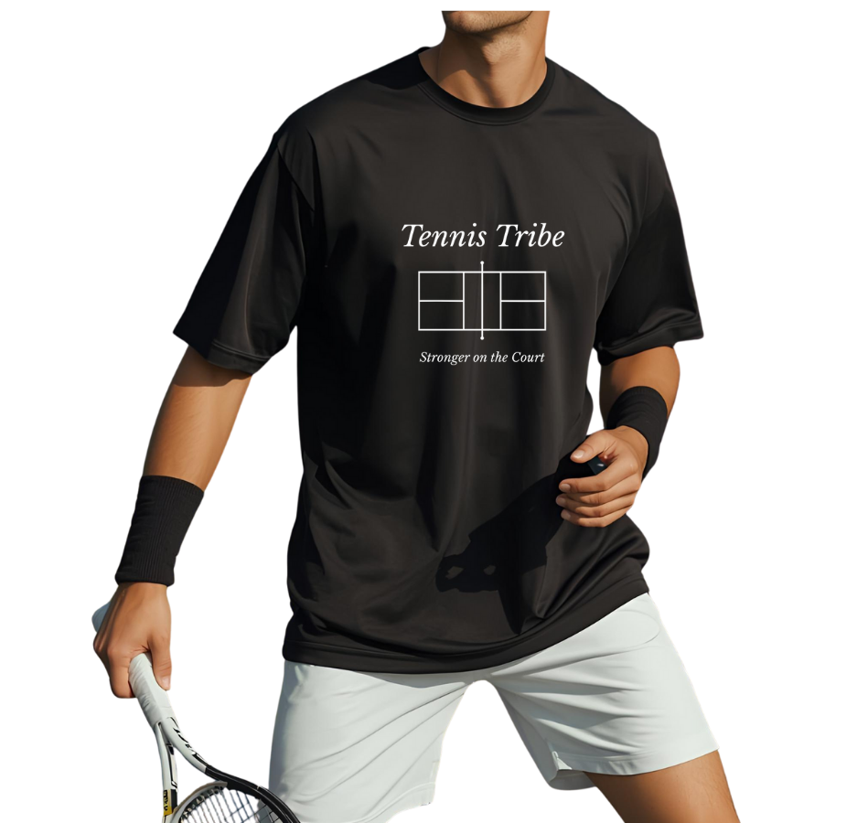 Tennis tribe - Oversized Boxy Tee