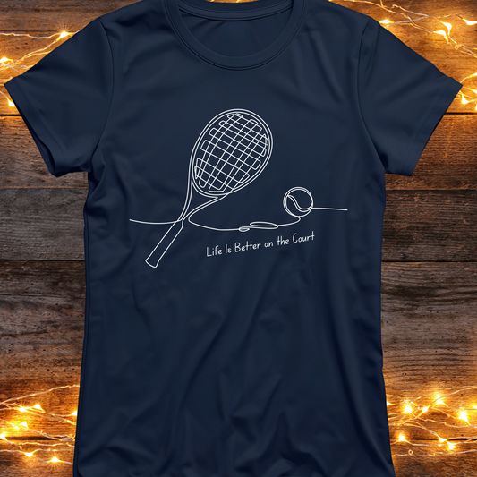 Life is better on the court  (Youth's size)