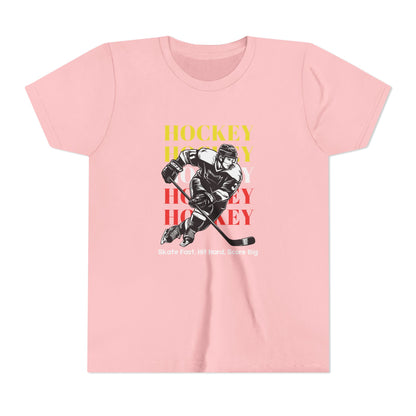 Skate Fast, Hit Hard, Score Big (Youth's size)