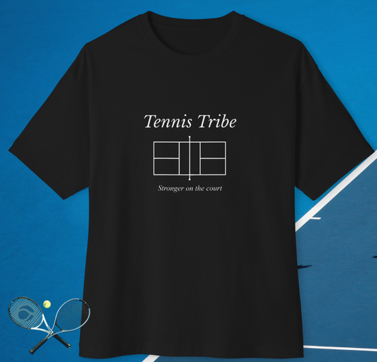 Tennis tribe - Oversized Boxy Tee